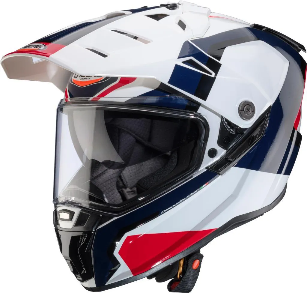 Casque moto intégral Caberg Tanami Scram XXL tricolore homologué ECE