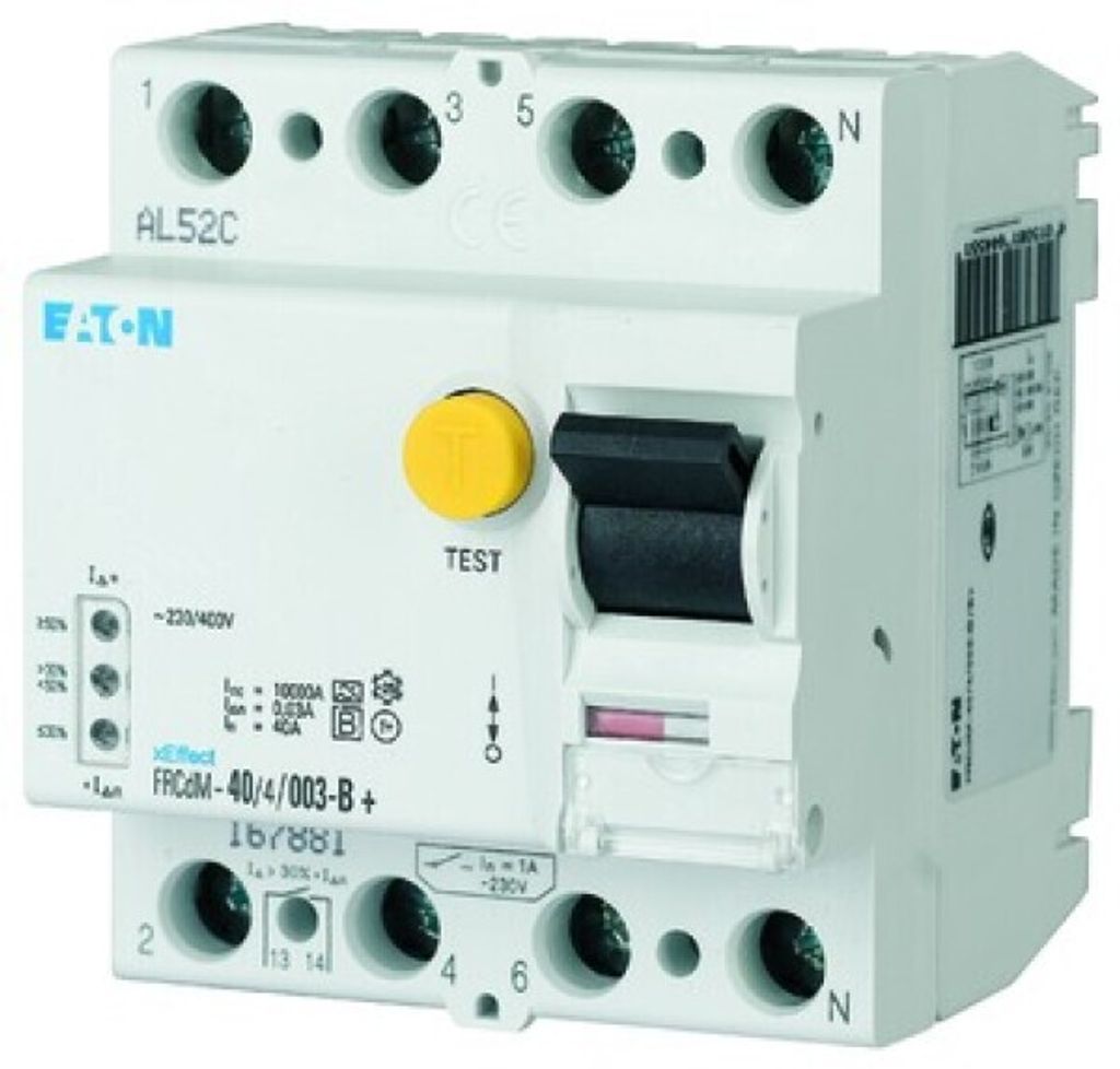 Eaton DIG. FI-SCHALTER 40A 4P 30MA T (FRCDM-40/4/003-G/BFQ)