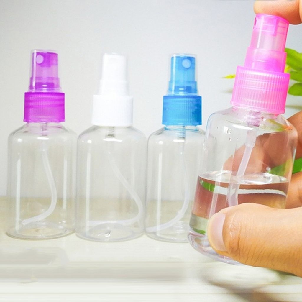 5pcs 50 ml tragbarer klarer Reise nachfüllen leere kosmetische Sprühflaschenaberaturen