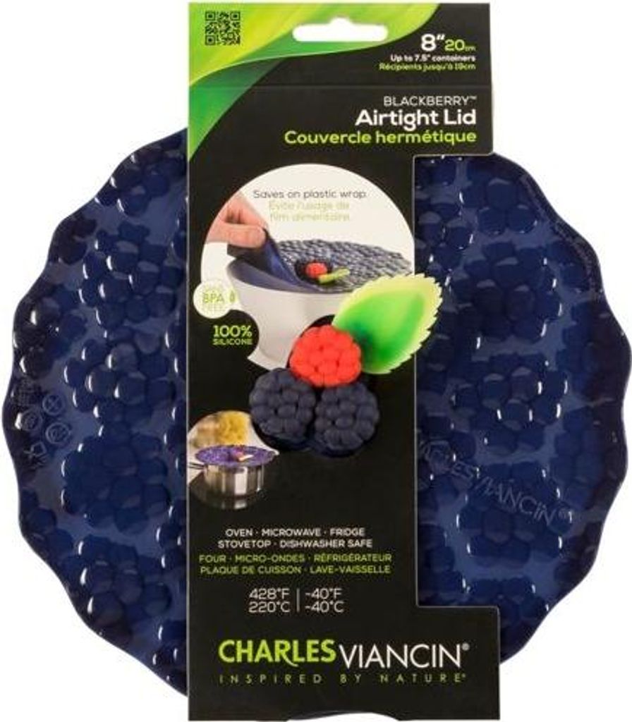 Charles Viancin BERRIES 20 cm Silikon-Deckel Blau