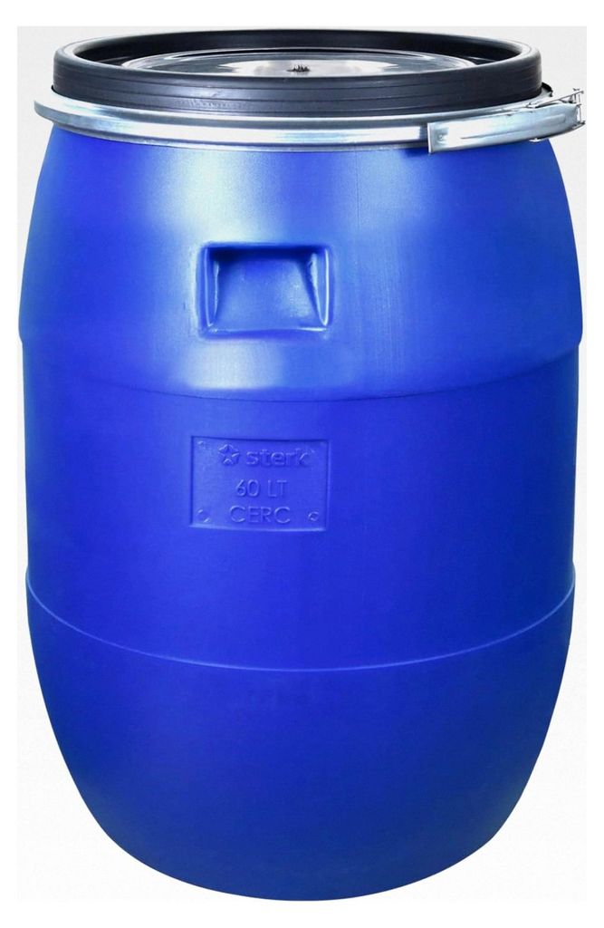 Futtertonne mit Deckel 60L Weithalsfass lebensmittelecht 34cm Öffnung