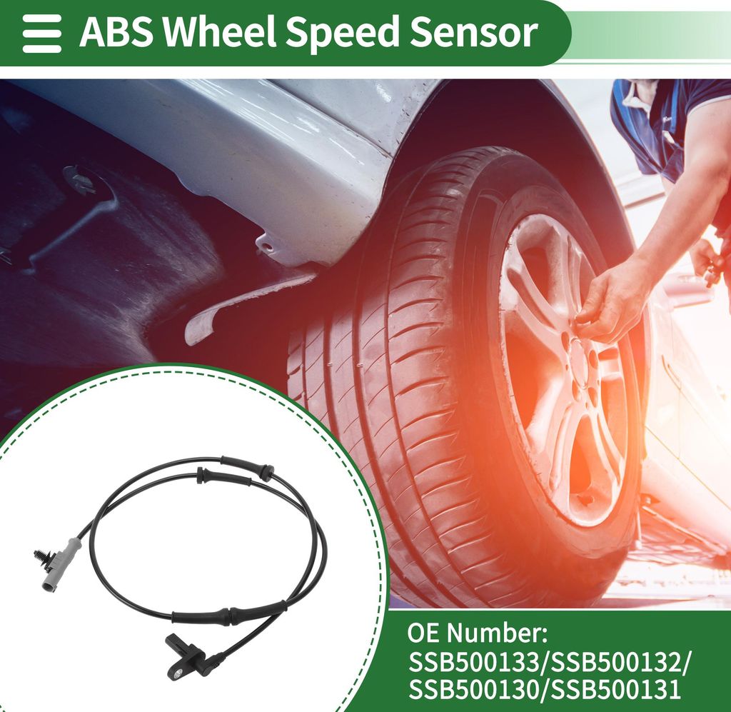 ABS Radgeschwindigkeitssensor ABS Sensor Nr. SSB500133/SSB500132 für Land Rover Range Rover Sport L320 2005-2013 1 Stück Vorne Links Vorne Rechts