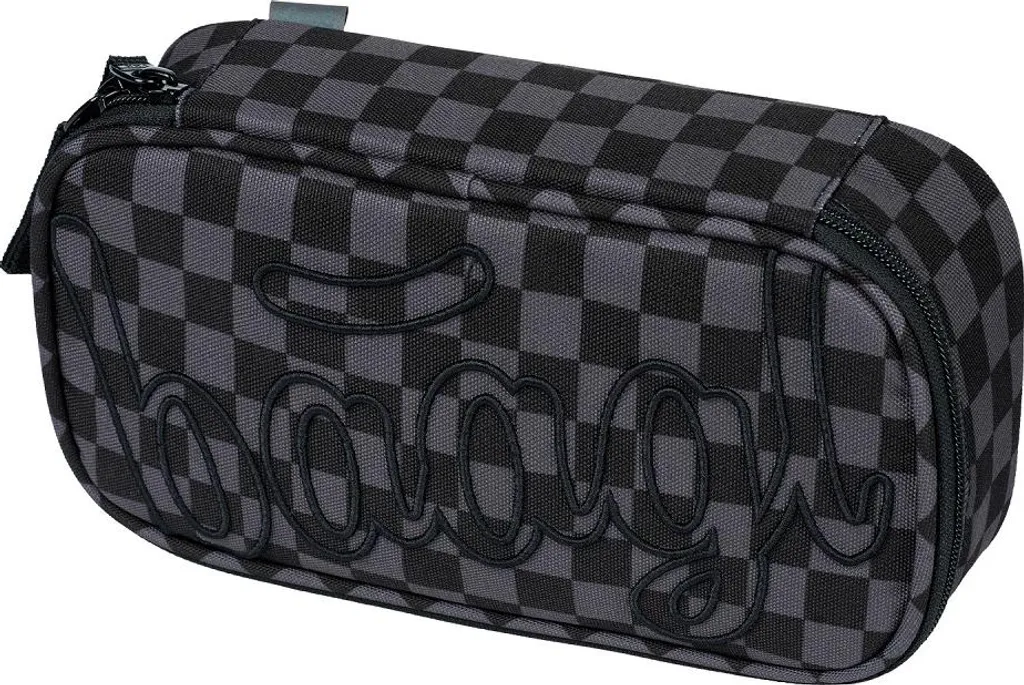 Trousse d'écolier Ska grise résistante - Grand compartiment BAAGL