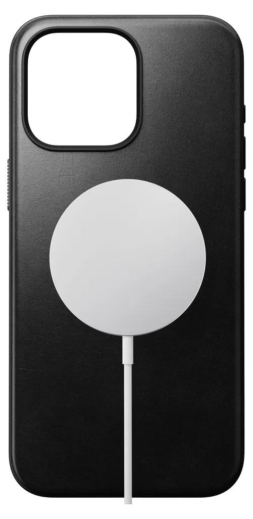 Coque iPhone 15 Pro Max Nomad Modern en Cuir Horween Noir MagSafe - 5
