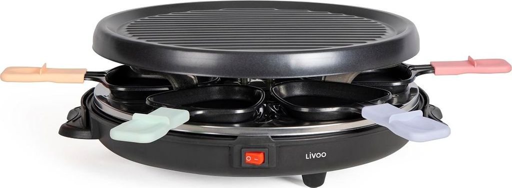 Raclettegrill für 6 personen, 800 w Livoo DOC207P
