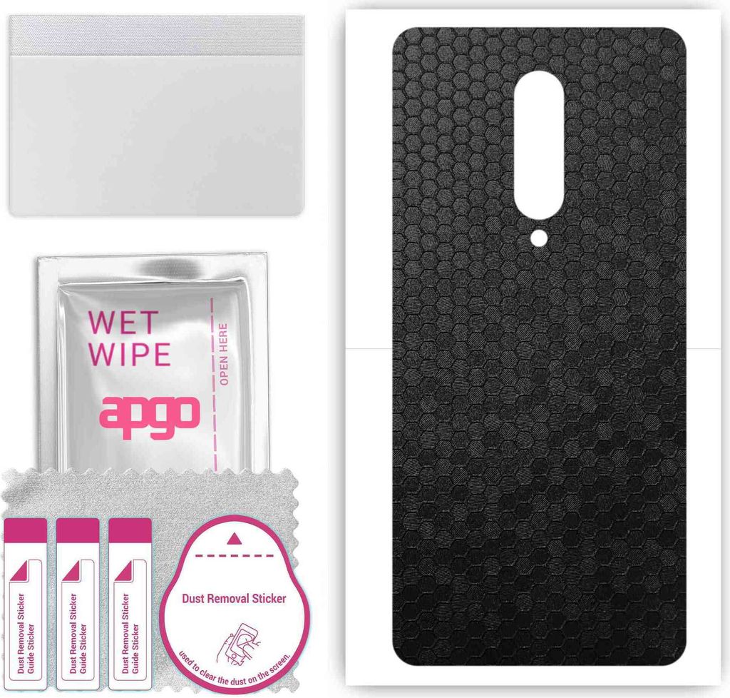 apgo Rückseite Schutzfolie, Skin, kompatibel mit OnePlus 7T Pro 5G McLaren, Hinten Displayschutzfolie aus Vinylfolie, kratzfest, einfache Montage ...