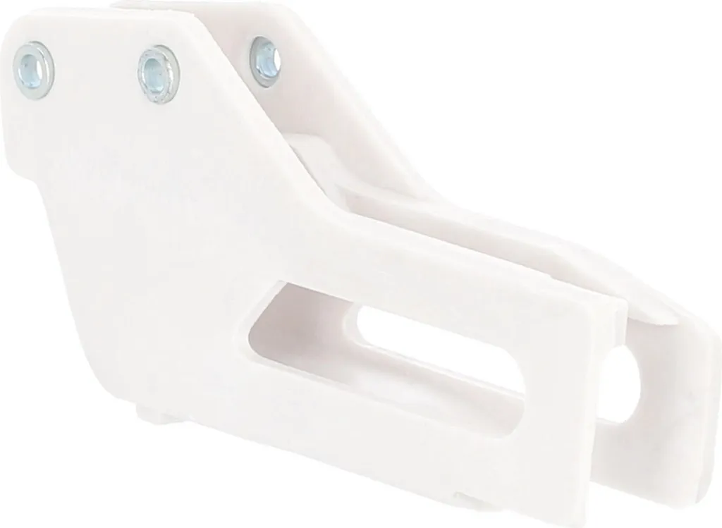 Guide-chaîne Acerbis blanc réplique anti-déraillement pour moto off-road