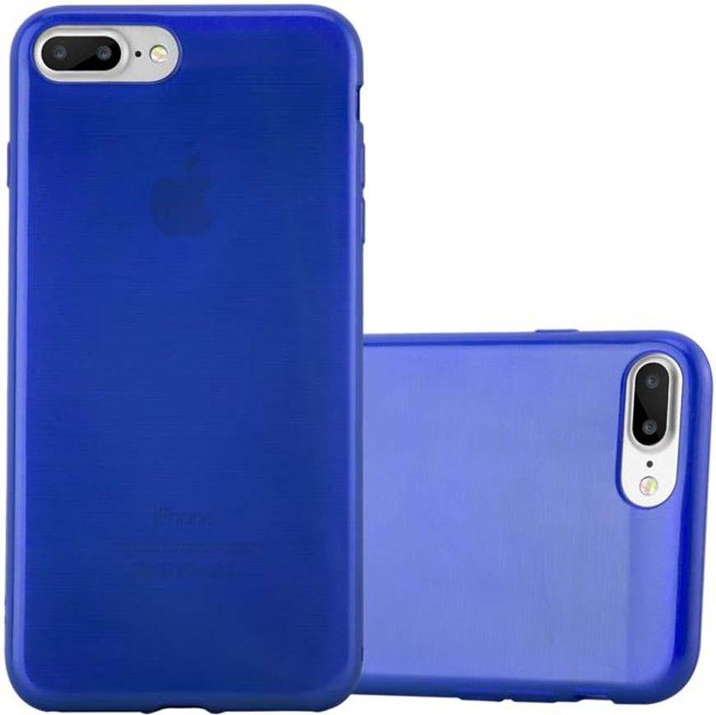 Cadorabo Hülle für Apple iPhone 7 PLUS / 7S PLUS / 8 PLUS Schutz Hülle in Blau Schutzhülle TPU Silikon Etui Case Cover