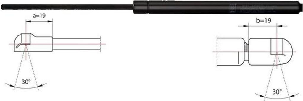 METZGER 2110162 Gasfeder Heckklappendämpfer für VW Golf IV Schrägheck (1J1) 500mm