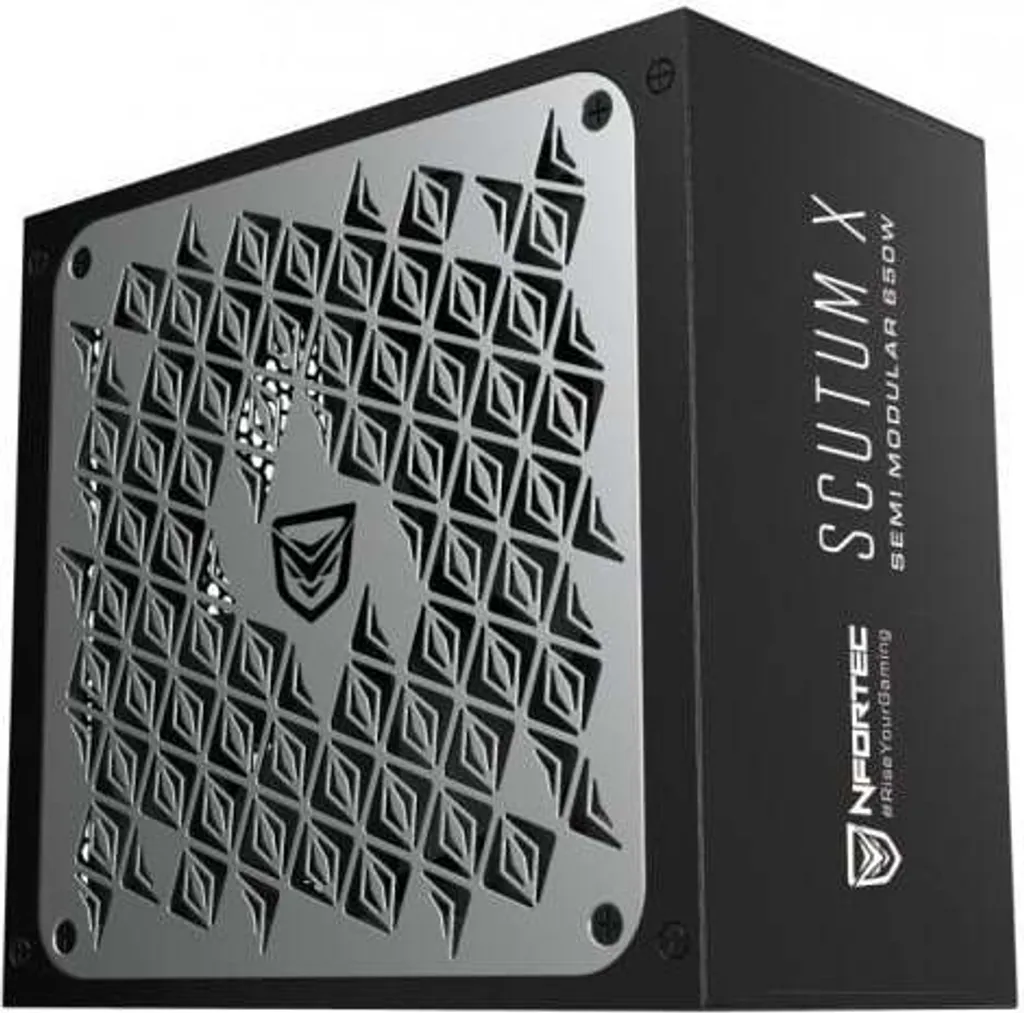 Alimentation PC 650W Nfortec Scutum X Bronze pour Gamer et Multimédia