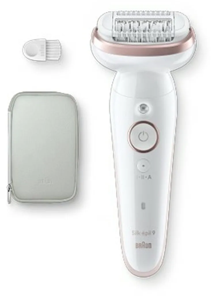 Épilateur Électrique Braun Silk-épil 9 40 Pincettes Étanche Or