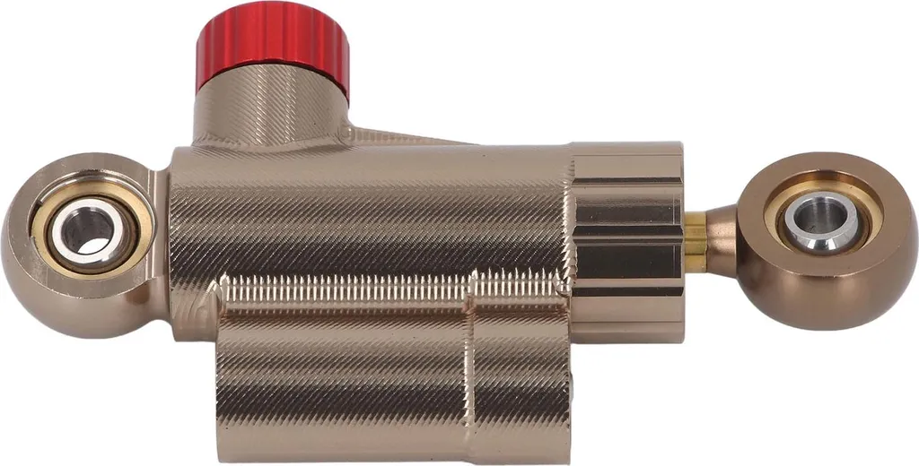 Stabilisateur de direction réglable pour moto sportive en alu CNC or