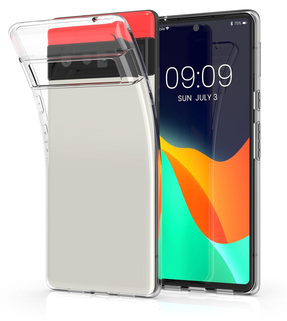 kwmobile Hülle kompatibel mit Google Pixel 6 Pro - Silikon Produktbild 