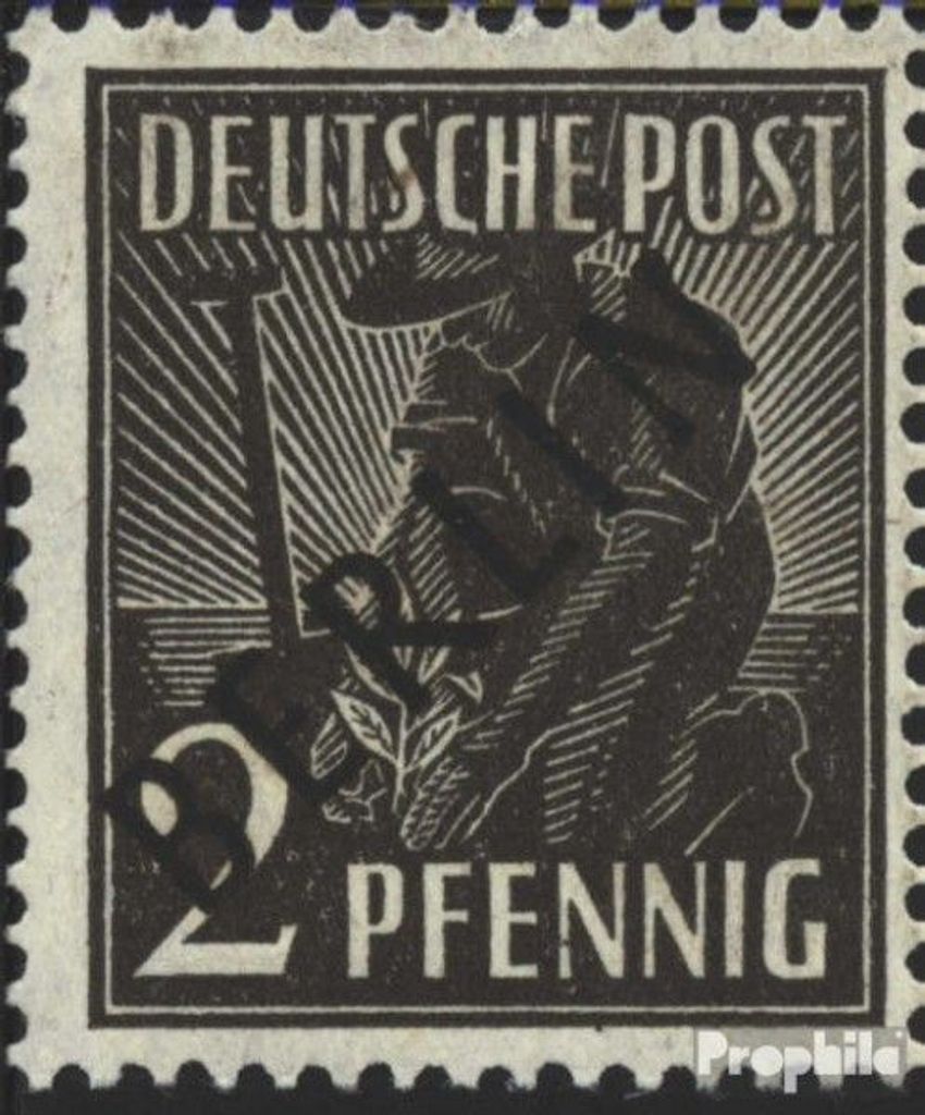 Briefmarken Berlin (West) 1948 Mi 1  gestempelt Produktbild 