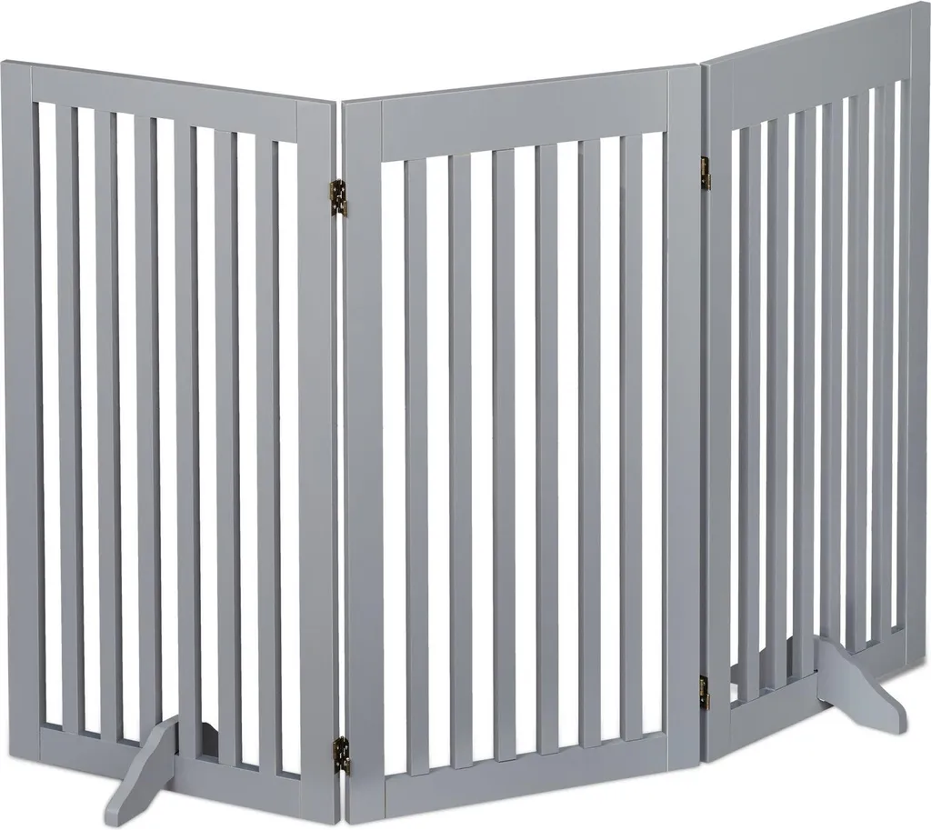 Portail pour enfants en bois 92 cm barrière de sécurité naturelle