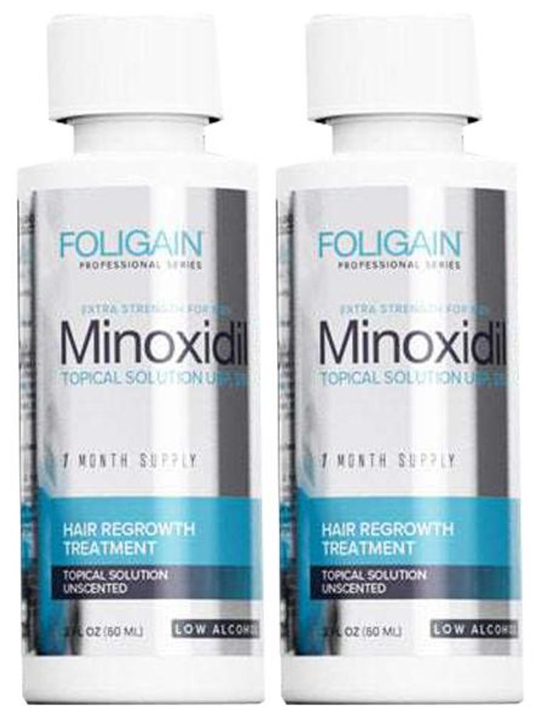 Set zur Haarwuchsförderung, Foligain, Minoxidil 5 %, Produktbild 