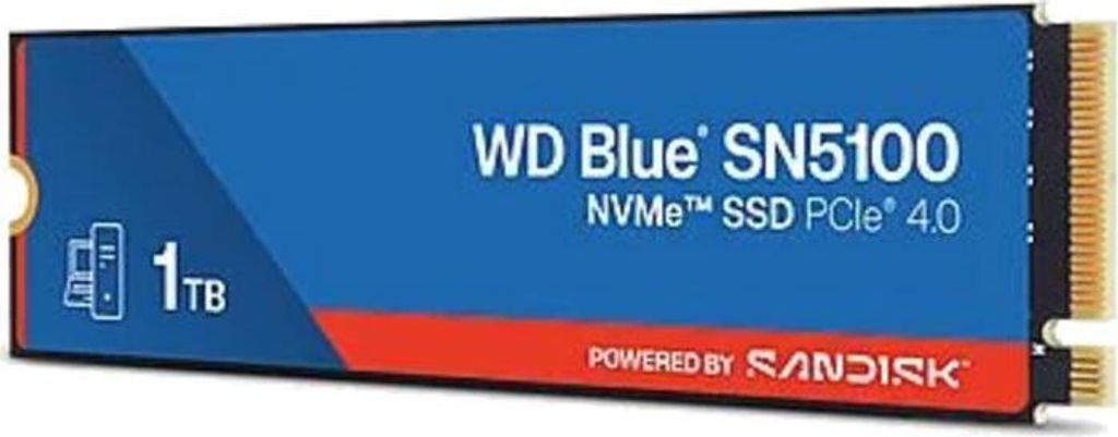 SanDisk 1TB WD BLUE SN5100 NVME SSD - Flash-Speicher Produktbild 