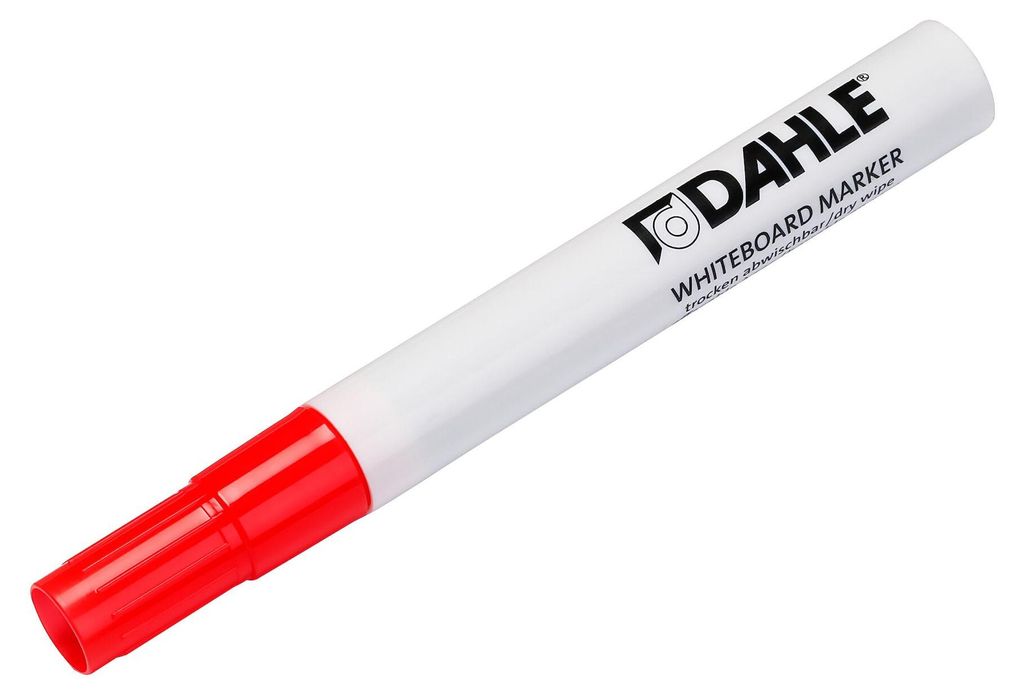 Dahle Whiteboard-Marker 4 Stück, rund 2mm, rot