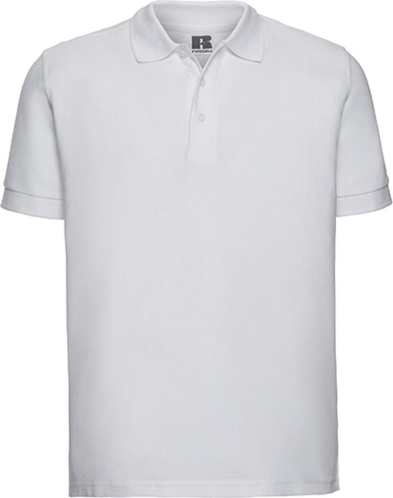 Russell R-577M-0 | Ultimate Baumwolle Poloshirt - Waschbar bis 60 °C - bis 4XL - Farbe: White - Größe: XL