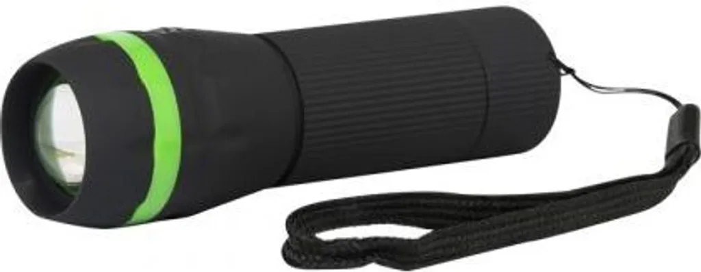 Lampe de poche LED Zoom-Flashlight 1W Noir/Vert : Éclairage d'appoint - 9