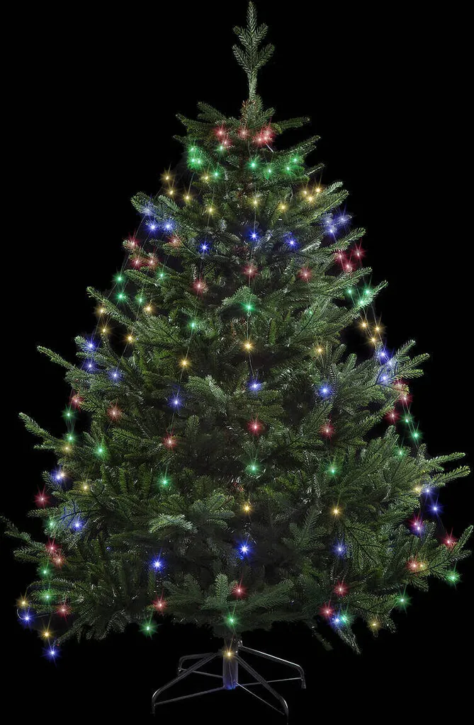Éclairage de Noël pour Sapin 170 LED Multicolores à Effets Variables - 4