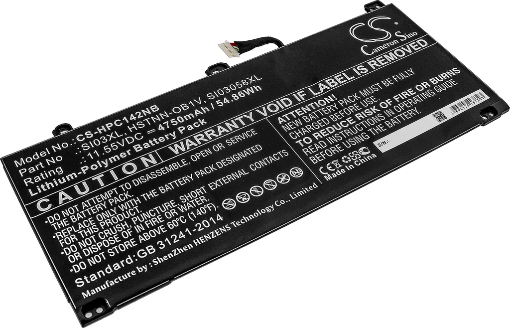 Batterie Interne pour HP Chromebook X360 14C-CC0013DX Lithium-Polymère