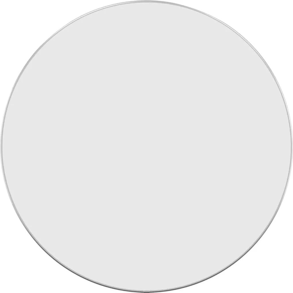 vidaXL Specchio Argento Ø 60 cm: Specchio da Bagno e Camera Resistente