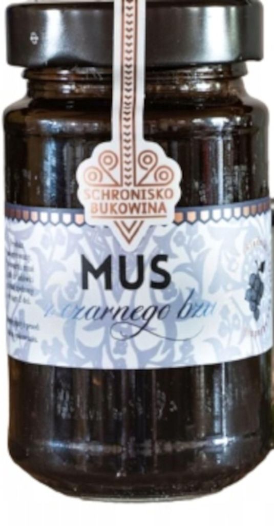 Konfitura z czarnego bzu 250g - Schronisko Bukowina Zdjęcie produktu 