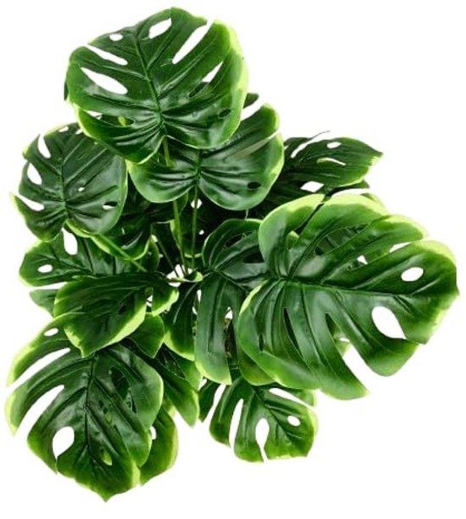 Kunstmatige Monstera 90 cm – tropische, groene, echte look, groenblijvende, wei, wohnzimmer, Büro, wei, Pflanze
