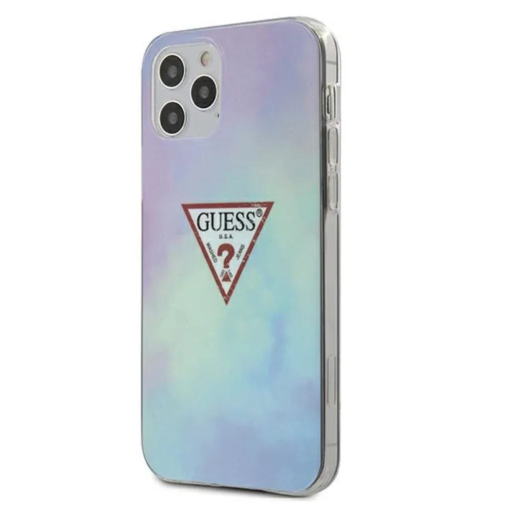 Cover iPhone 12 Pro Max Guess Tie & Die Blue - Accessorio Fashion