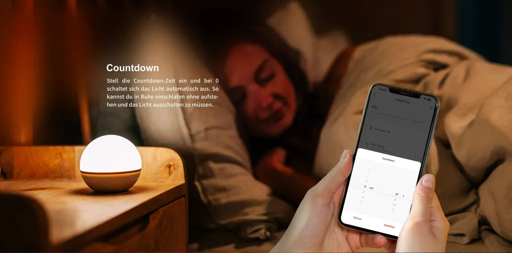 Lanterne LED Multicolore Obulb Plus - Lampe d'Ambiance Connectée Bluetooth