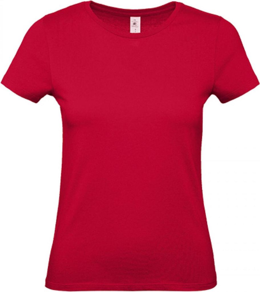 B&C TW02T | Damen T-Shirt / 100 - Farbe: Deep Red - Größe: L