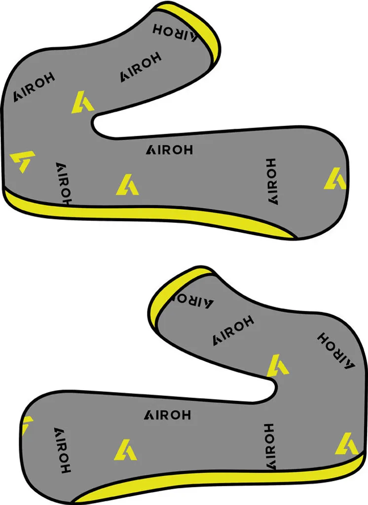 Kit mousses joues Airoh Twist 2.0 gris taille M pour rénover casque
