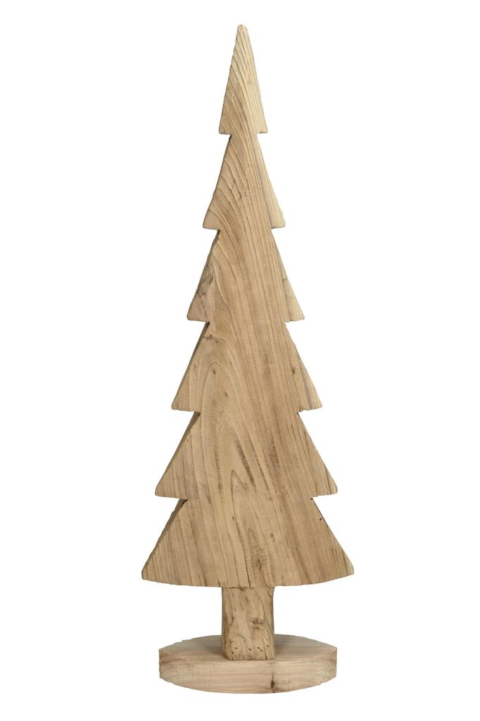 Holz Tanne Baum Dekotanne zum Stellen 35x9cm H100cm Advent Winter Weihnachten Tisch Fenster Aufsteller Dekoration