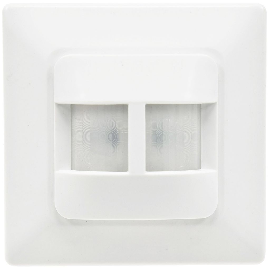 ChiliTec 22643 Unterputz PIR-Bewegungsmelder 180° LED geeignet, 2-Draht Technik, weiß