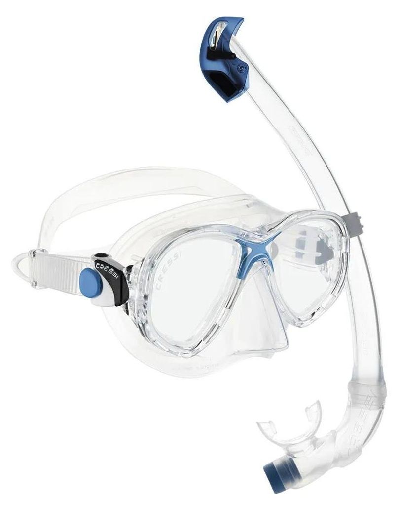 Cressi Marea Junior, Jugend, Blau, Transparent, 7 Jahr(e), 13 Jahr(e), 2 Stück(e)