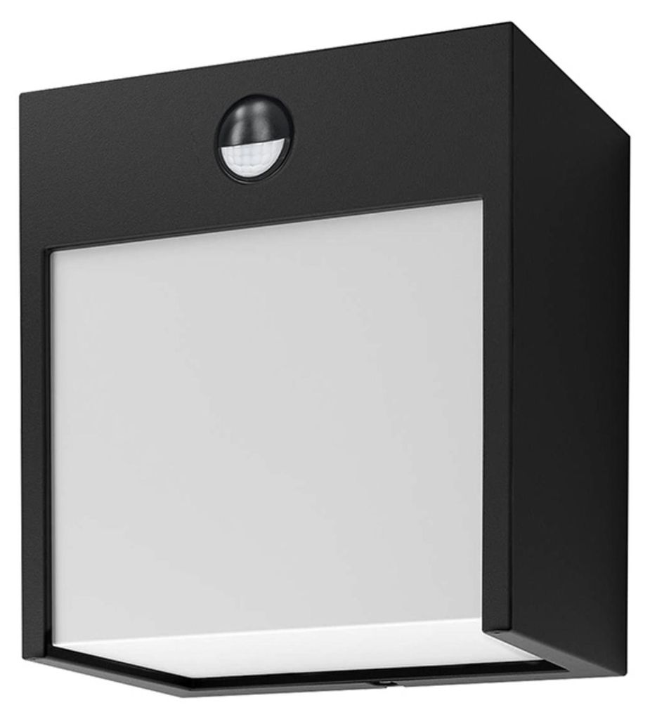 Solight LED-Außenwandleuchte Terni, 12 W, 560 lm, 3000 K, PIR-Sensor WO813