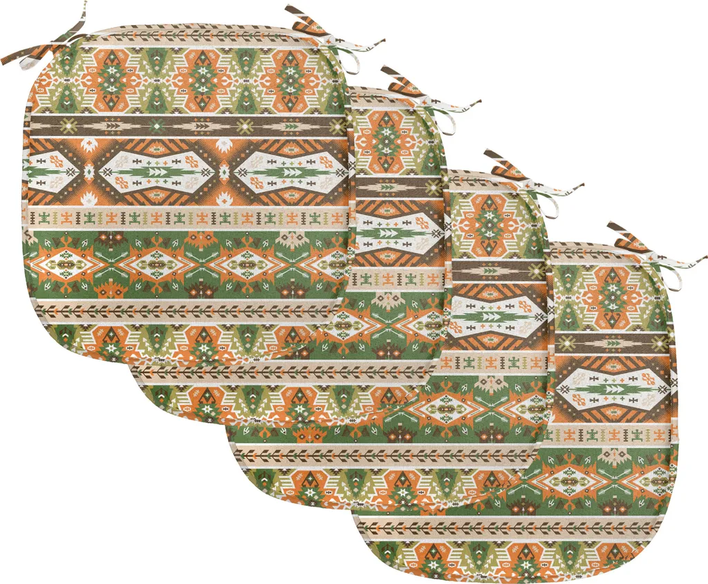 Coussin de Chaise Anti-Glisse et Imperméable Lot de 4 pour Siège de Cuisine