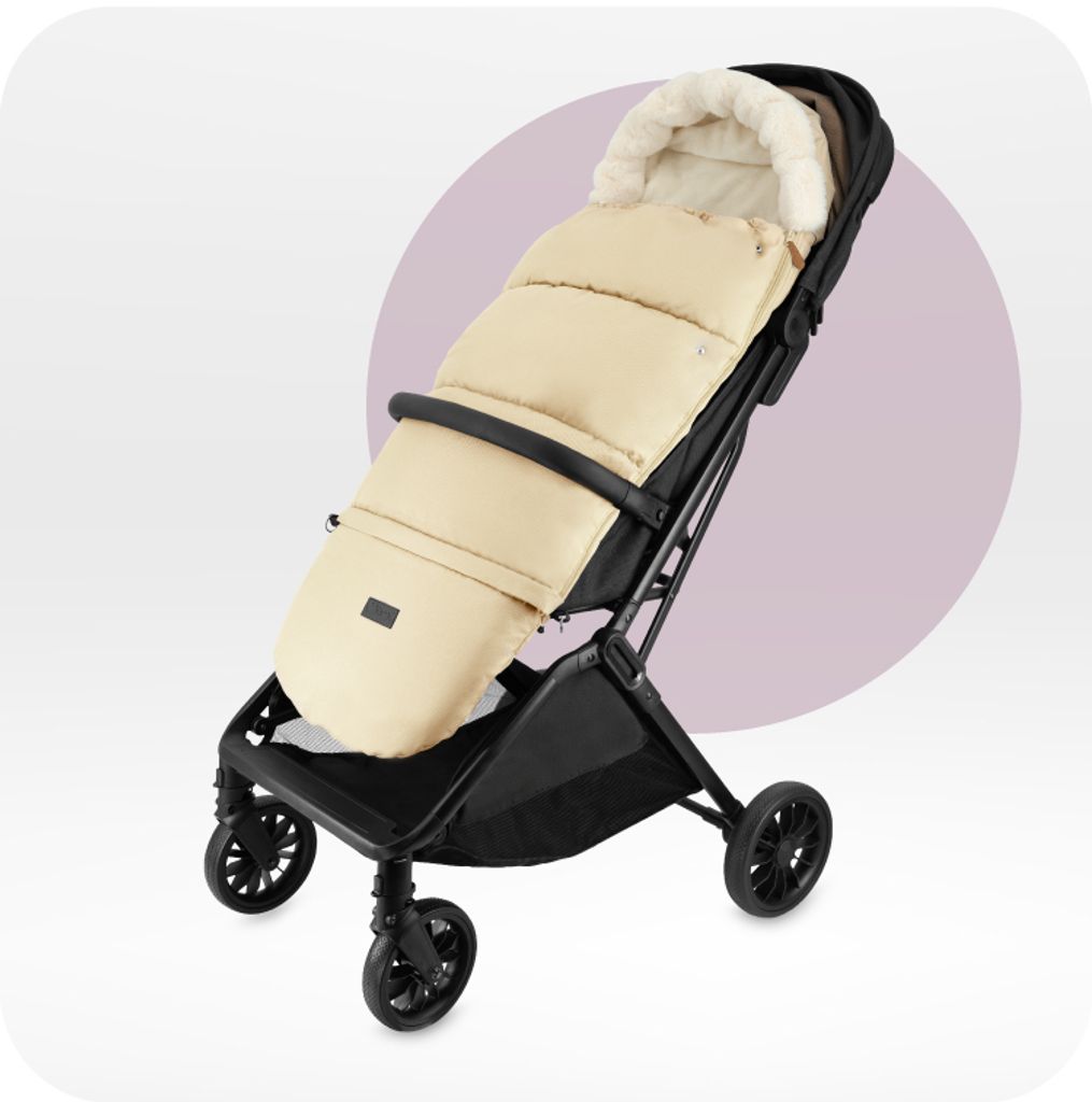 Momi footmuff 2 v 1 univerzální béžový AKCE00049 Obrázek produktu 3