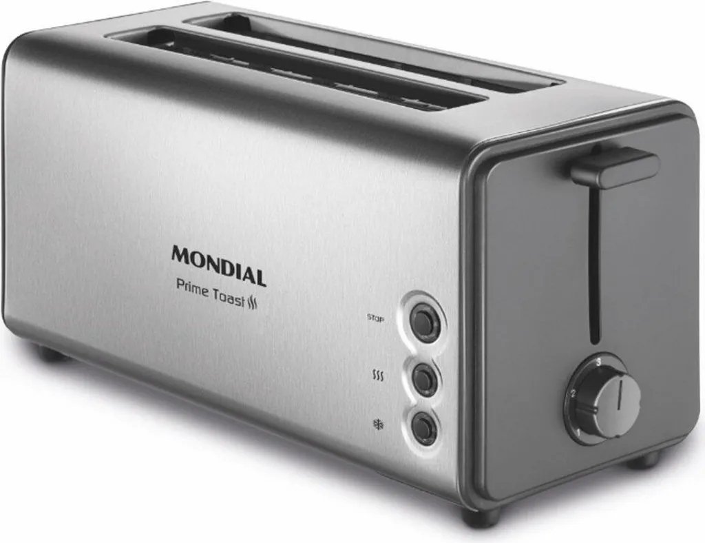 Grille-pain 1400W Mondial T16 Smart Day avec thermostat réglable 6 niveaux