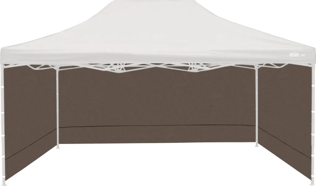 Stop Vent et Pluie : Parois Aga Marron pour Tente de Réception 3x4,5m