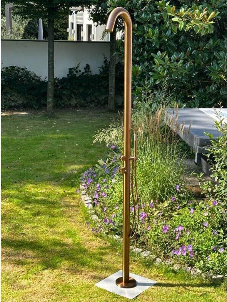 Eichenwald Modell 70 Gartendusche Sylt in Rosé Gold Produktbild 
