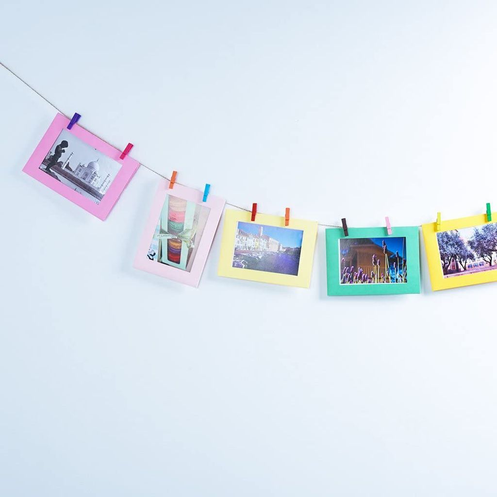 100 Bunte Wäscheklammern Aus Holz – Für Basteln, Deko & Wäsche