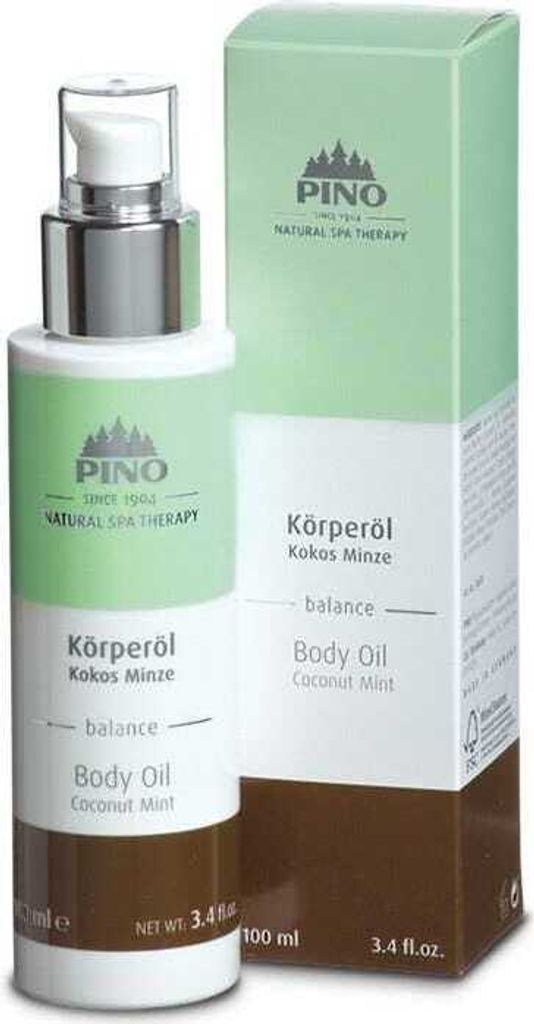 Aromatisches Körperöl, Kokosnuss-Minze, 100 ml