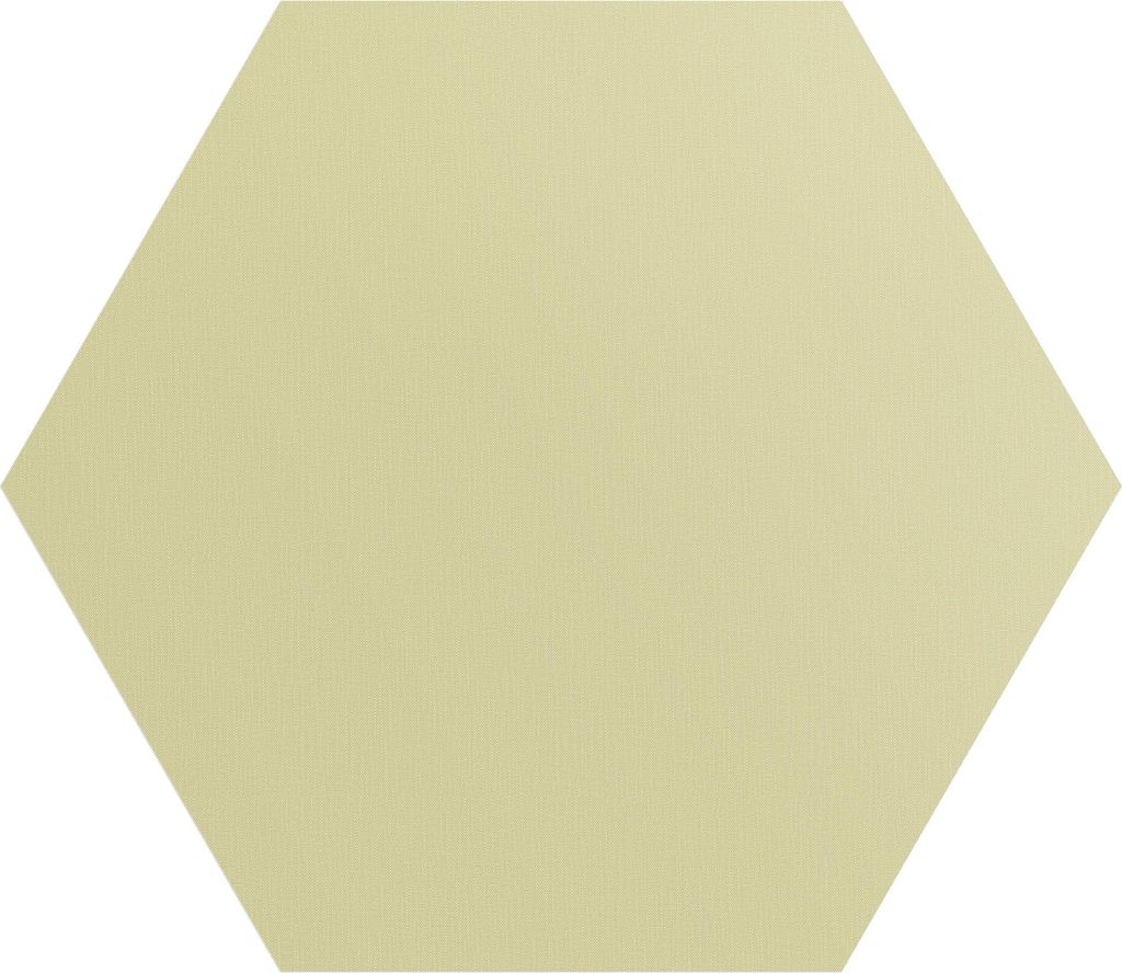 DEQORI Fototapete Sechseck 150x130 cm 'Pastellfarben - Vanille' Wand Tapete Sticker