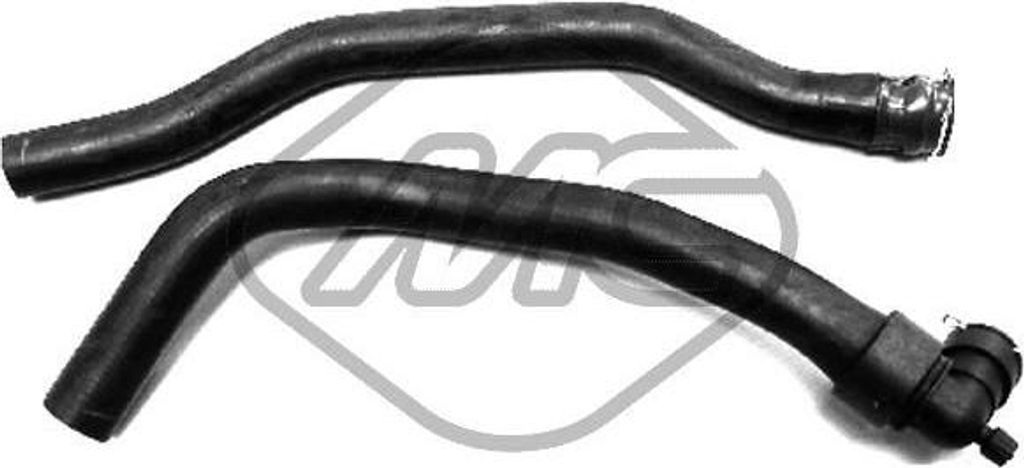 Metalcaucho 9223 Schlauch, Wärmetauscher Heizung OE 6466VK kompatibel mit C5, 407