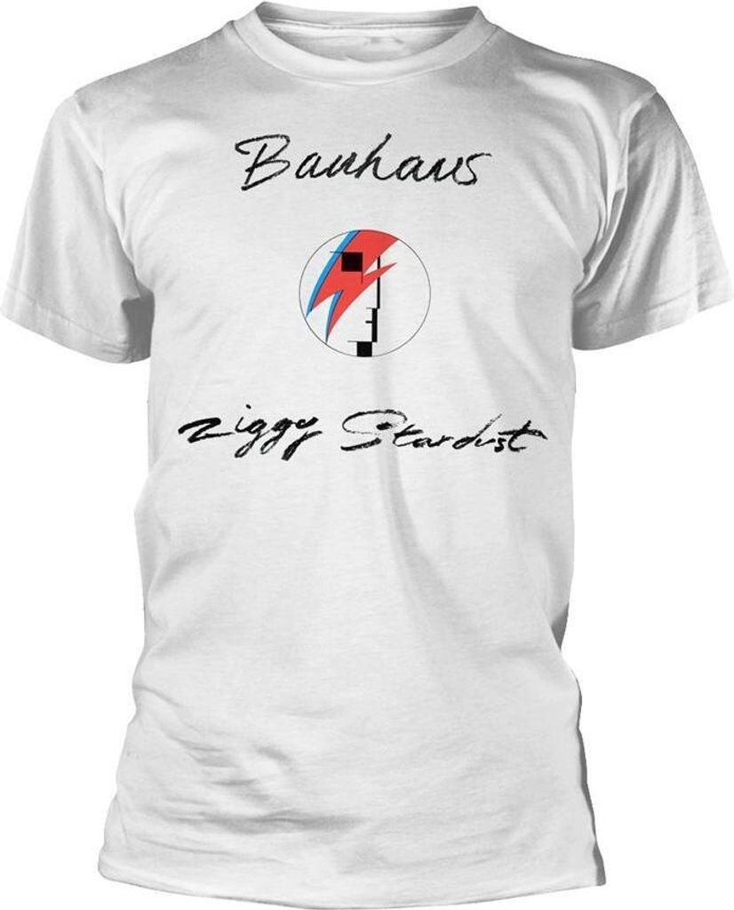 Bauhaus - "Ziggy Stardust" T-Shirt für Herren/Damen Uni PH266 (S) (Weiß)