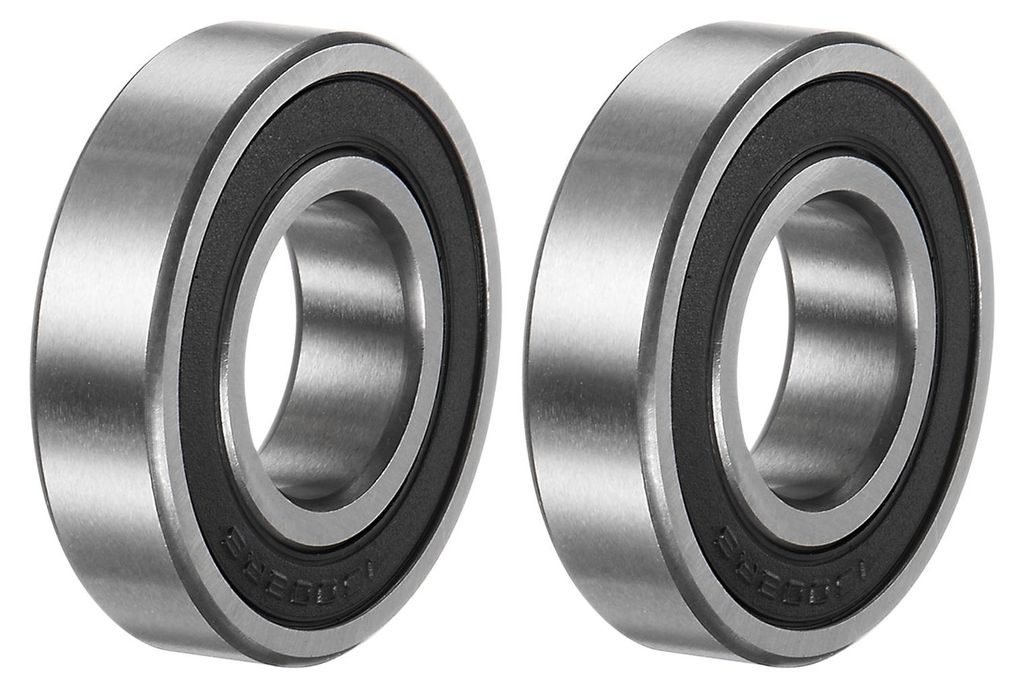 16002-2RS Rillenkugellager, 2 Stš¹ck 15mm x 32mm x 8mm Hochkohlenstoff-Chromstahl Z0 Doppelt gummierte Lager