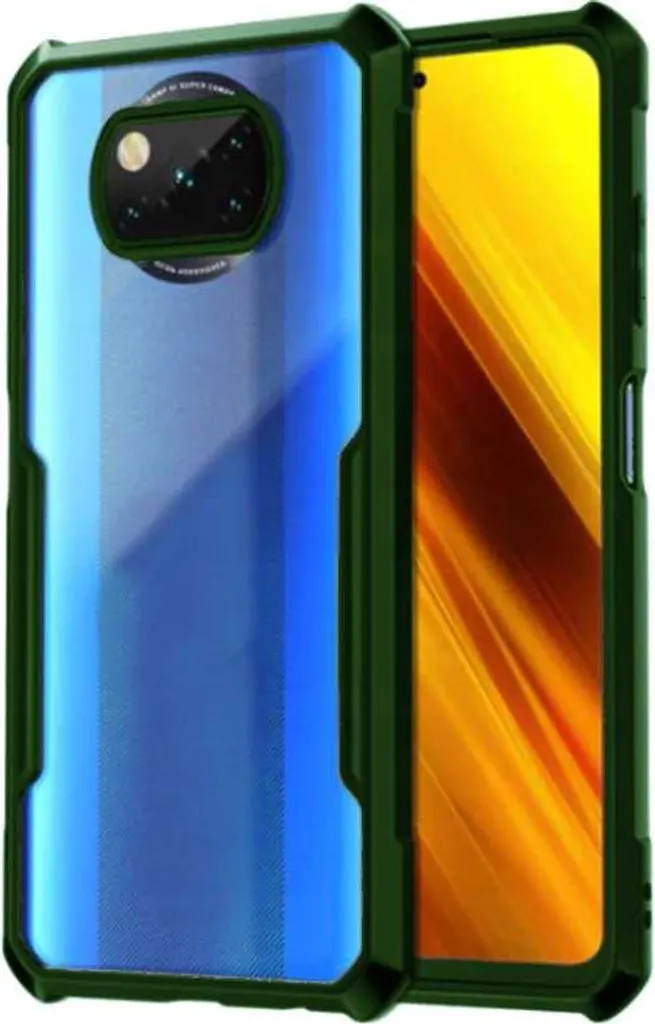 Étui de protection Beetle Poco X3 Pro Vert - Coque Arrière Renforcée