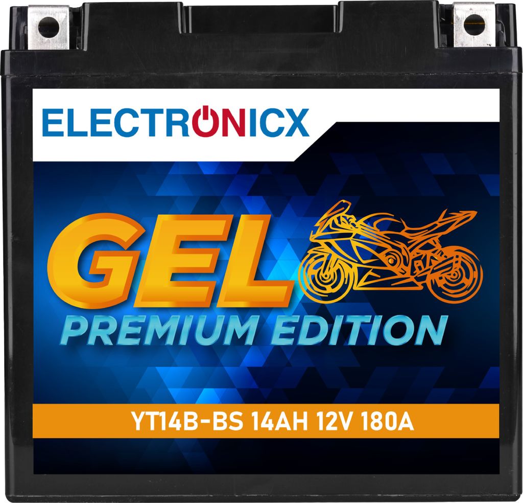 Electronicx Extreme Edition GEL Batteria 12V 14Ah YT14B-BS Immagine del prodotto 